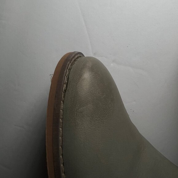 Softwalk Gray Leather Ankle Boots With Side Zipper Womens Size 6M Booties - Picture 10 of 16